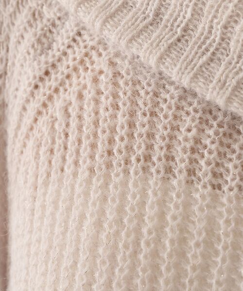 Rouge vif la cle / ルージュ・ヴィフ ラクレ ニット・セーター | モヘア混オフショルラメニットプルオーバー | 詳細9