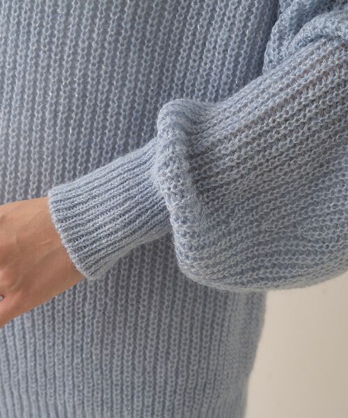 Rouge vif la cle / ルージュ・ヴィフ ラクレ ニット・セーター | モヘア混オフショルラメニットプルオーバー | 詳細19