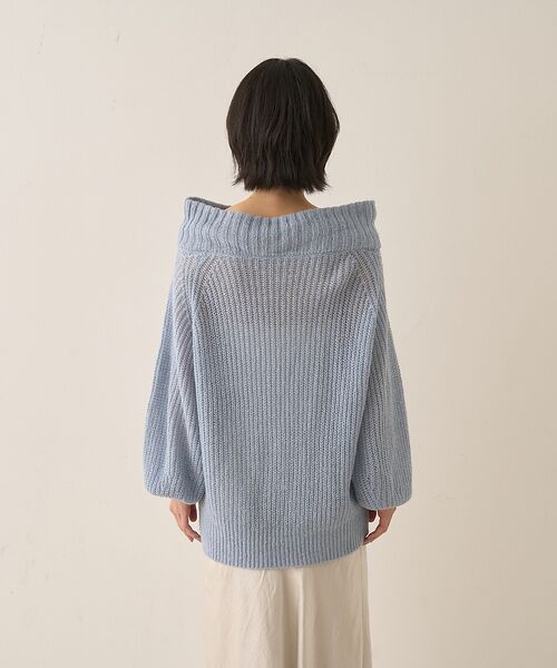 Rouge vif la cle / ルージュ・ヴィフ ラクレ ニット・セーター | モヘア混オフショルラメニットプルオーバー | 詳細18