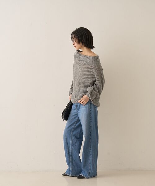 Rouge vif la cle / ルージュ・ヴィフ ラクレ ニット・セーター | モヘア混オフショルラメニットプルオーバー | 詳細25