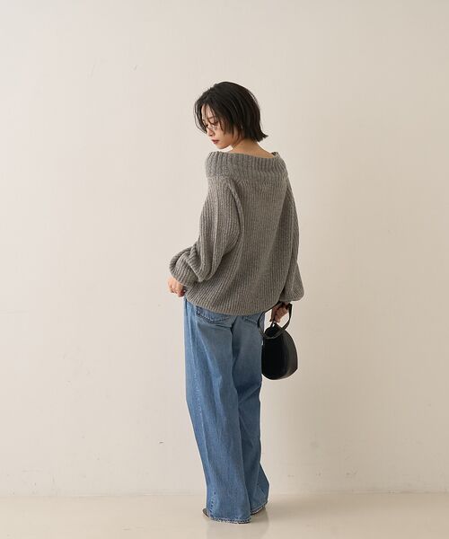 Rouge vif la cle / ルージュ・ヴィフ ラクレ ニット・セーター | モヘア混オフショルラメニットプルオーバー | 詳細26