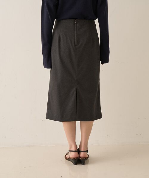 Rouge vif la cle / ルージュ・ヴィフ ラクレ ミニ・ひざ丈スカート | ウールライクデザインスカート | 詳細24