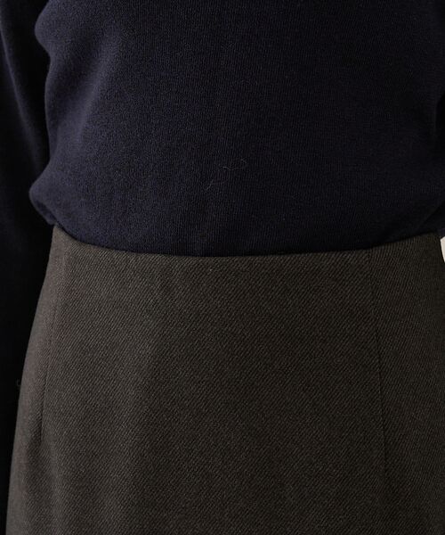 Rouge vif la cle / ルージュ・ヴィフ ラクレ ミニ・ひざ丈スカート | ウールライクデザインスカート | 詳細26