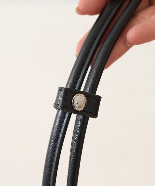 Rouge vif la cle / ルージュ・ヴィフ ラクレ ボストンバッグ | パイピングロングハンドルボストンバッグ | 詳細6