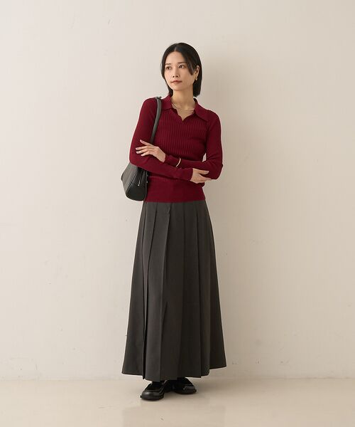 Rouge vif la cle / ルージュ・ヴィフ ラクレ ボストンバッグ | パイピングロングハンドルボストンバッグ | 詳細19