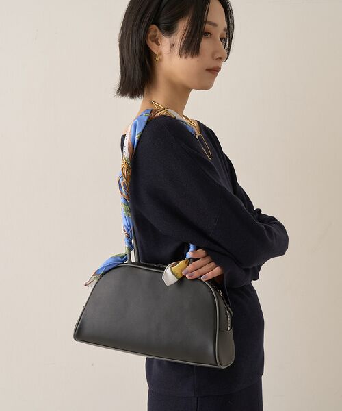 Rouge vif la cle / ルージュ・ヴィフ ラクレ ボストンバッグ | パイピングロングハンドルボストンバッグ | 詳細21