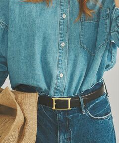 Rouge vif la cle / ルージュ・ヴィフ ラクレ ベルト・サスペンダー | 【ATELIER AMBOISE/アトリエ アンボワーズ】Hバックルレザーベルト