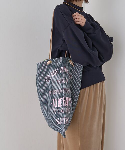 Rouge vif la cle / ルージュ・ヴィフ ラクレ トートバッグ | 【manipuri/マニプリ】刺繍プリントトートバッグL | 詳細1