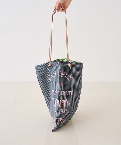 Rouge vif la cle / ルージュ・ヴィフ ラクレ トートバッグ | 【manipuri/マニプリ】刺繍プリントトートバッグL | 詳細11