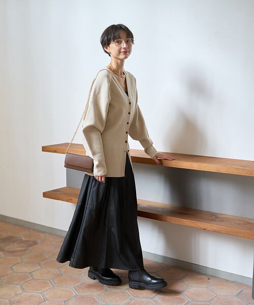 Rouge vif la cle / ルージュ・ヴィフ ラクレ ショルダーバッグ | 【AULENTTI/オウレンティ】スクエアチェーンポシェット | 詳細14