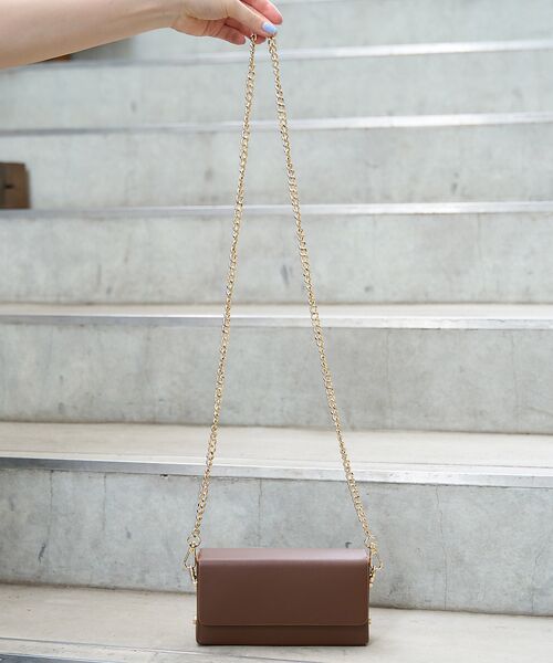 Rouge vif la cle / ルージュ・ヴィフ ラクレ ショルダーバッグ | 【AULENTTI/オウレンティ】スクエアチェーンポシェット | 詳細18