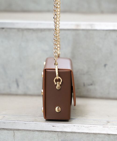 Rouge vif la cle / ルージュ・ヴィフ ラクレ ショルダーバッグ | 【AULENTTI/オウレンティ】スクエアチェーンポシェット | 詳細19