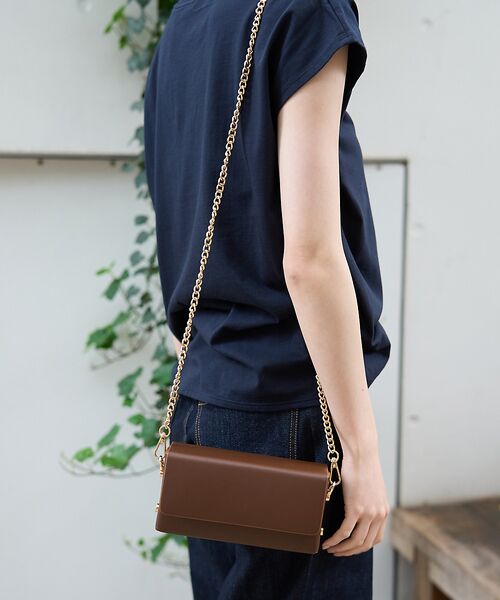 Rouge vif la cle / ルージュ・ヴィフ ラクレ ショルダーバッグ | 【AULENTTI/オウレンティ】スクエアチェーンポシェット | 詳細3