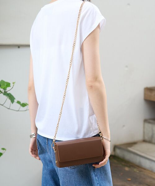 Rouge vif la cle / ルージュ・ヴィフ ラクレ ショルダーバッグ | 【AULENTTI/オウレンティ】スクエアチェーンポシェット | 詳細4