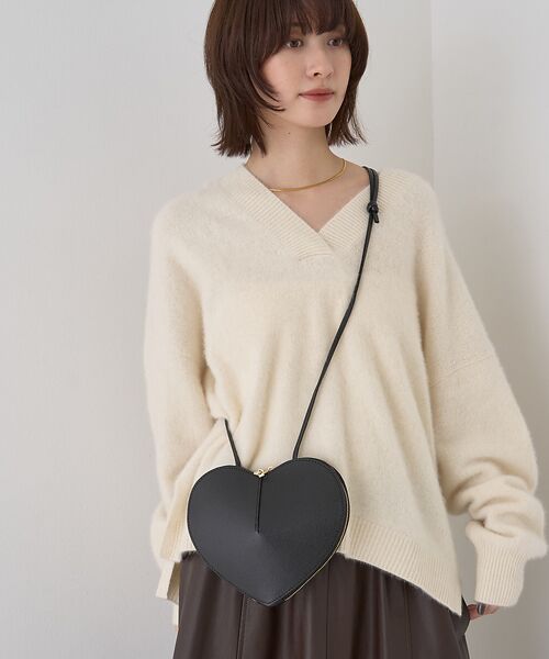 Rouge vif la cle / ルージュ・ヴィフ ラクレ ショルダーバッグ | 【AULENTTI/オウレンティ】ハート型ポシェット【予約】 | 詳細3