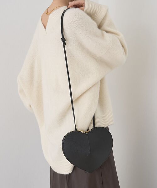 Rouge vif la cle / ルージュ・ヴィフ ラクレ ショルダーバッグ | 【AULENTTI/オウレンティ】ハート型ポシェット【予約】 | 詳細4