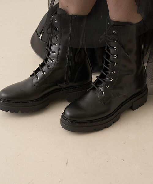 Rouge vif la cle / ルージュ・ヴィフ ラクレ ブーツ（ショート丈） | 【ENESS/エネス】9ホールレースアップブーツ | 詳細1