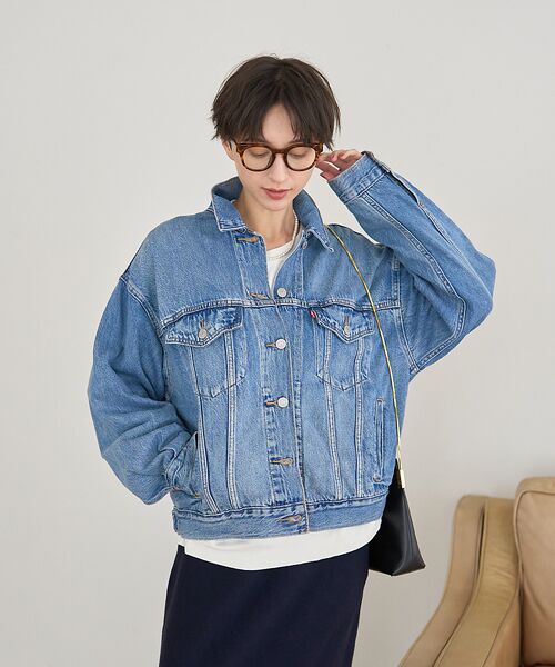 Rouge vif la cle / ルージュ・ヴィフ ラクレ Gジャン・デニムジャケット | 【2025AW新作】【Levi's/リーバイス】 90sTRUCKER JK ト | 詳細4