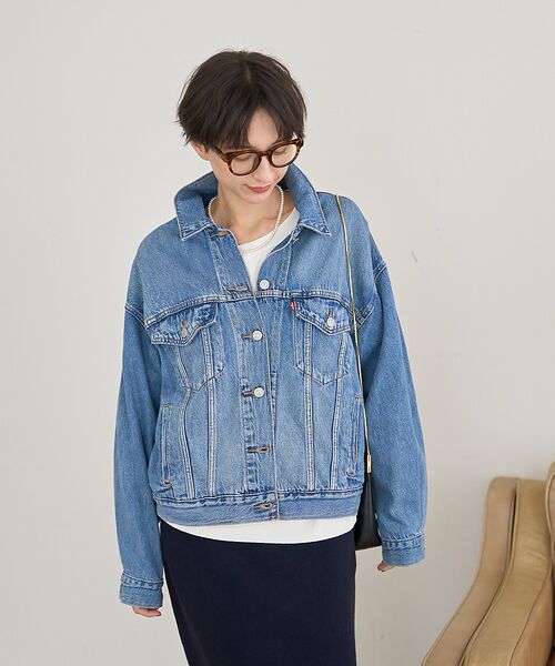 Rouge vif la cle / ルージュ・ヴィフ ラクレ Gジャン・デニムジャケット | 【2025AW新作】【Levi's/リーバイス】 90sTRUCKER JK ト | 詳細7