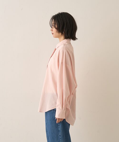 Rouge vif la cle / ルージュ・ヴィフ ラクレ シャツ・ブラウス | バックドレープストライプシャツ | 詳細13