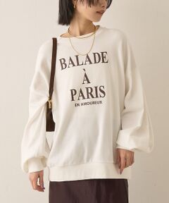 Rouge vif la cle / ルージュ・ヴィフ ラクレ スウェット | 裏毛ロゴタックスリーブスウェット