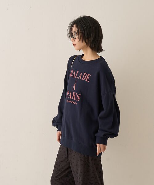 Rouge vif la cle / ルージュ・ヴィフ ラクレ スウェット | 裏毛ロゴタックスリーブスウェット | 詳細10