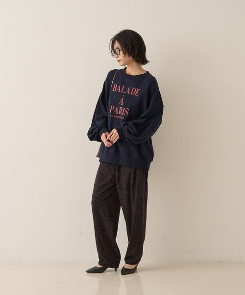 Rouge vif la cle / ルージュ・ヴィフ ラクレ スウェット | 裏毛ロゴタックスリーブスウェット | 詳細12