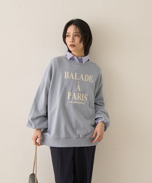 Rouge vif la cle / ルージュ・ヴィフ ラクレ スウェット | 裏毛ロゴタックスリーブスウェット | 詳細21