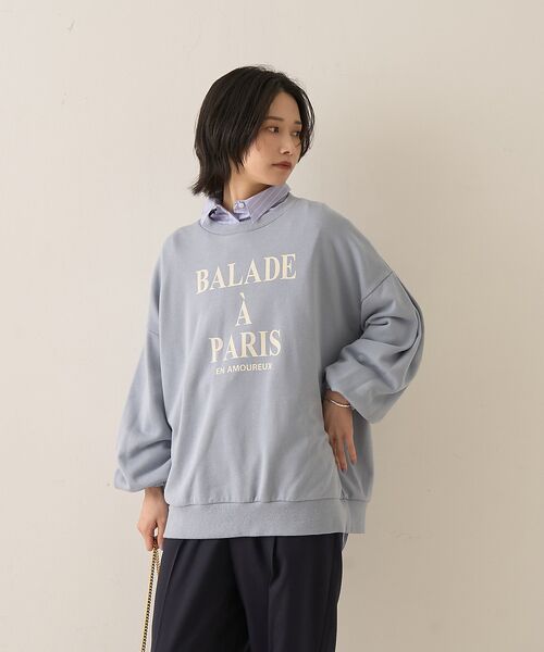 Rouge vif la cle / ルージュ・ヴィフ ラクレ スウェット | 裏毛ロゴタックスリーブスウェット | 詳細24