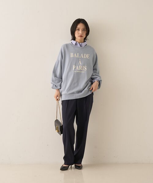 Rouge vif la cle / ルージュ・ヴィフ ラクレ スウェット | 裏毛ロゴタックスリーブスウェット | 詳細25