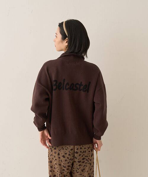 Rouge vif la cle / ルージュ・ヴィフ ラクレ ニット・セーター | ハーフジップロゴニットプルオーバー | 詳細4