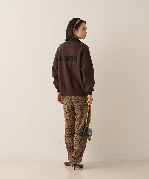 Rouge vif la cle / ルージュ・ヴィフ ラクレ ニット・セーター | ハーフジップロゴニットプルオーバー | 詳細6