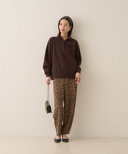 Rouge vif la cle / ルージュ・ヴィフ ラクレ ニット・セーター | ハーフジップロゴニットプルオーバー | 詳細7