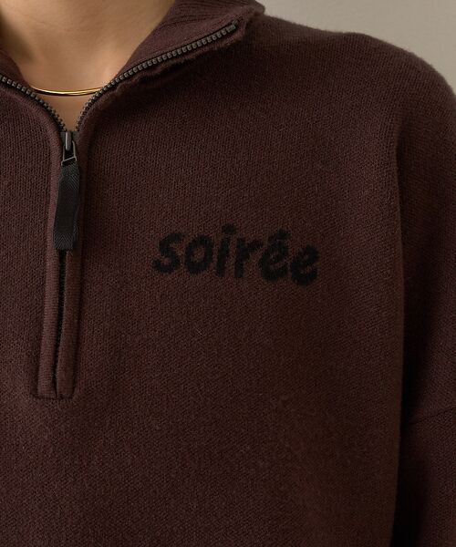 Rouge vif la cle / ルージュ・ヴィフ ラクレ ニット・セーター | ハーフジップロゴニットプルオーバー | 詳細9