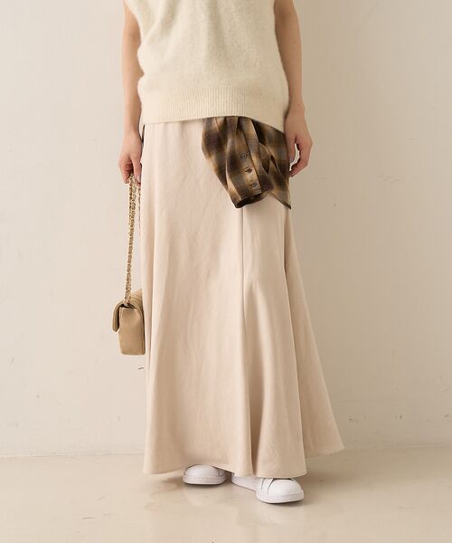 Rouge vif la cle / ルージュ・ヴィフ ラクレ ロング・マキシ丈スカート | 【定番人気】【2025AW】切替マキシスカート | 詳細1