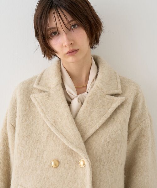 Rouge vif la cle / ルージュ・ヴィフ ラクレ ピーコート | 【追加4】【一部店舗限定】ラメシャギースライバーPコート/ピーコート | 詳細14