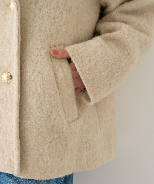 Rouge vif la cle / ルージュ・ヴィフ ラクレ ピーコート | 【追加4】【一部店舗限定】ラメシャギースライバーPコート/ピーコート | 詳細16