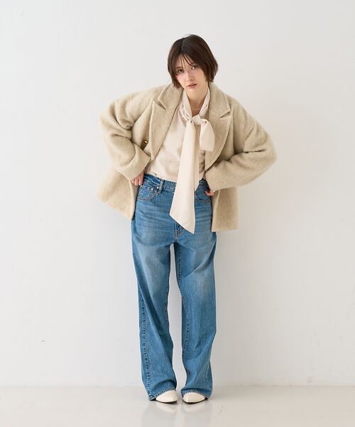 Rouge vif la cle / ルージュ・ヴィフ ラクレ ピーコート | 【追加4】【一部店舗限定】ラメシャギースライバーPコート/ピーコート | 詳細7