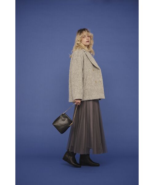 Rouge vif la cle / ルージュ・ヴィフ ラクレ ピーコート | 【追加4】【一部店舗限定】ラメシャギースライバーPコート/ピーコート【予約】 | 詳細9