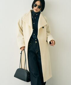 Rouge vif la cle / ルージュ・ヴィフ ラクレ その他アウター | 【一部店舗限定】ショートビーバーニュアンスカラーコート