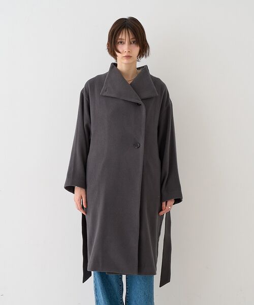 Rouge vif la cle / ルージュ・ヴィフ ラクレ その他アウター | 【一部店舗限定】ショートビーバーニュアンスカラーコート | 詳細21