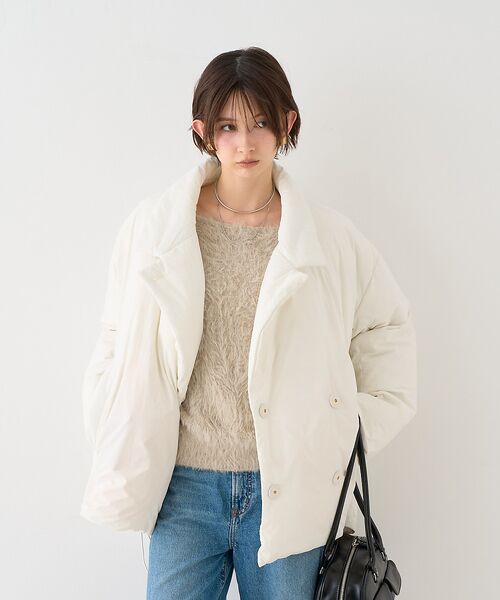 Rouge vif la cle / ルージュ・ヴィフ ラクレ ダウンジャケット・ベスト | 【一部店舗限定】コクーンミドルダウンジャケット / コート | 詳細1