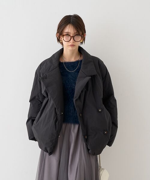 Rouge vif la cle / ルージュ・ヴィフ ラクレ ダウンジャケット・ベスト | 【一部店舗限定】コクーンミドルダウンジャケット / コート | 詳細24