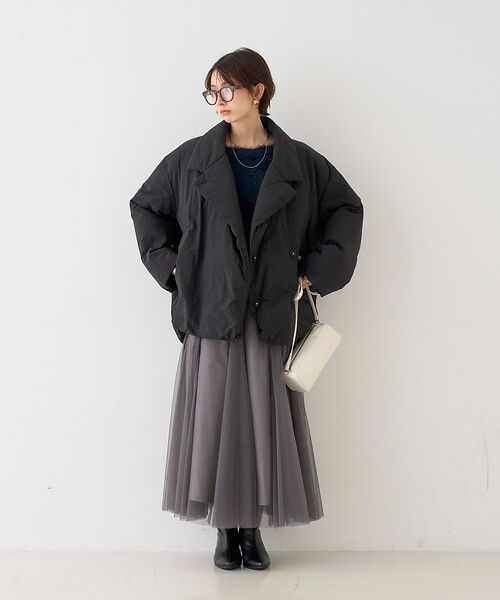 Rouge vif la cle / ルージュ・ヴィフ ラクレ ダウンジャケット・ベスト | 【一部店舗限定】コクーンミドルダウンジャケット / コート | 詳細25