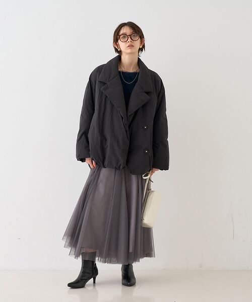 Rouge vif la cle / ルージュ・ヴィフ ラクレ ダウンジャケット・ベスト | 【一部店舗限定】コクーンミドルダウンジャケット / コート | 詳細26