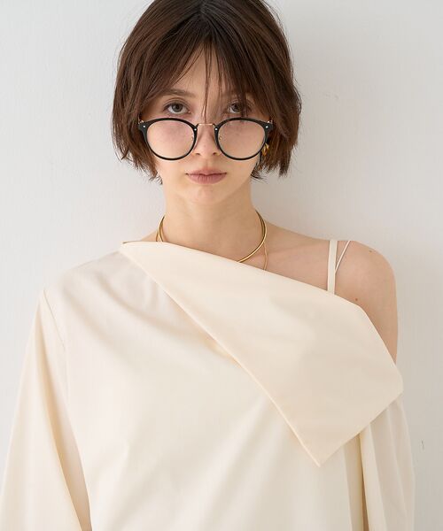 Rouge vif la cle / ルージュ・ヴィフ ラクレ シャツ・ブラウス | 【新色登場】【一部店舗限定】アシメオフショルブラウス | 詳細10