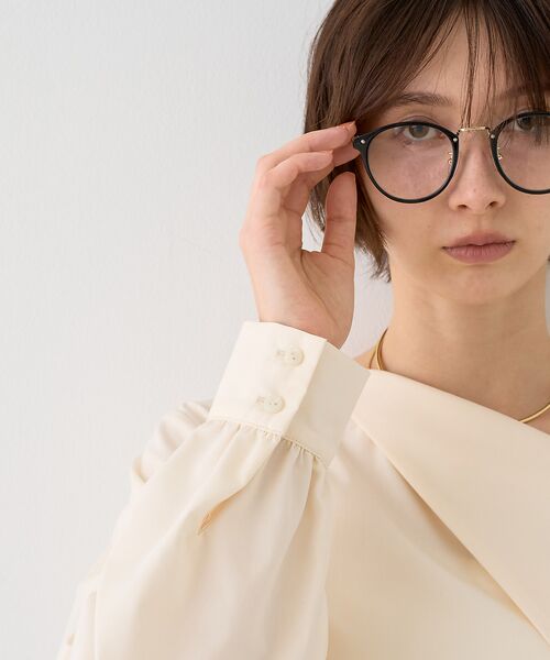 Rouge vif la cle / ルージュ・ヴィフ ラクレ シャツ・ブラウス | 【新色登場】【一部店舗限定】アシメオフショルブラウス | 詳細11