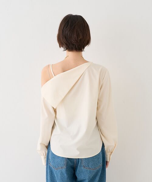 Rouge vif la cle / ルージュ・ヴィフ ラクレ シャツ・ブラウス | 【新色登場】【一部店舗限定】アシメオフショルブラウス | 詳細8