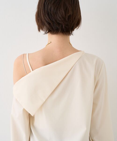 Rouge vif la cle / ルージュ・ヴィフ ラクレ シャツ・ブラウス | 【新色登場】【一部店舗限定】アシメオフショルブラウス | 詳細9