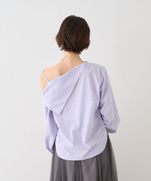 Rouge vif la cle / ルージュ・ヴィフ ラクレ シャツ・ブラウス | 【新色登場】【一部店舗限定】アシメオフショルブラウス | 詳細16